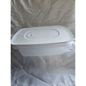 Tupperware Cool Stackable High‎ Base Fridge Space Saver Lunchmeat Cheese 1.5 L
